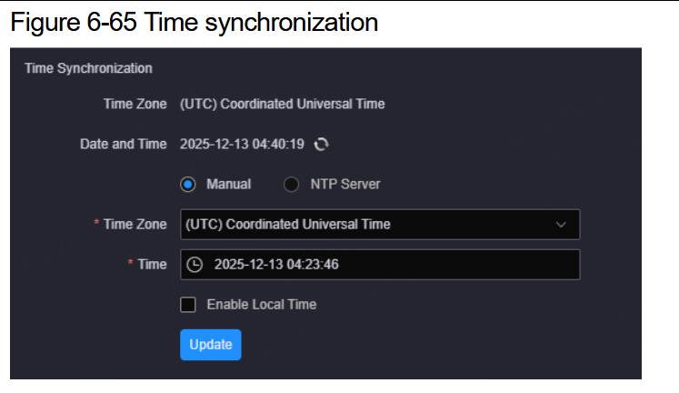 Time synchronization