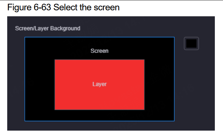 Set screen background