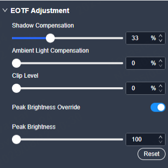 Adjust EOTF