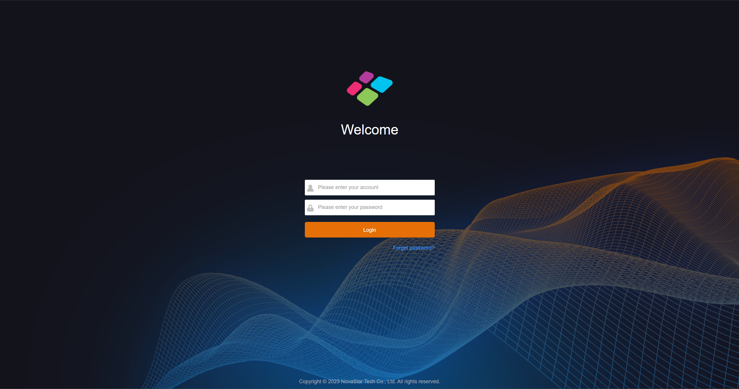 Login interface